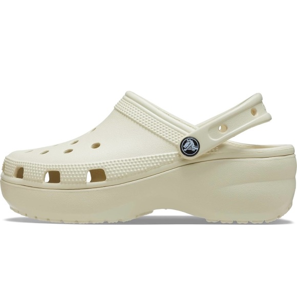 Crocs Womens Classic Bone Platform Clog size W 6 37 - Picture 3 of 6